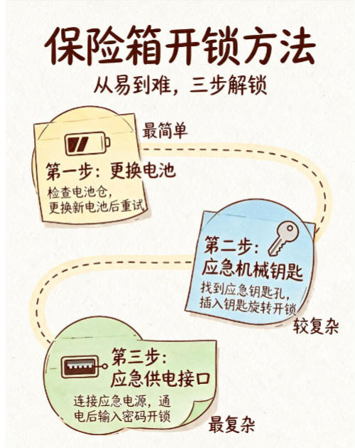 家用小型保险柜打不开怎么办?试试这些方法,可省一笔开锁费! 家用小型保险柜打不开怎么办?试试这些方法,可省一笔开锁费!